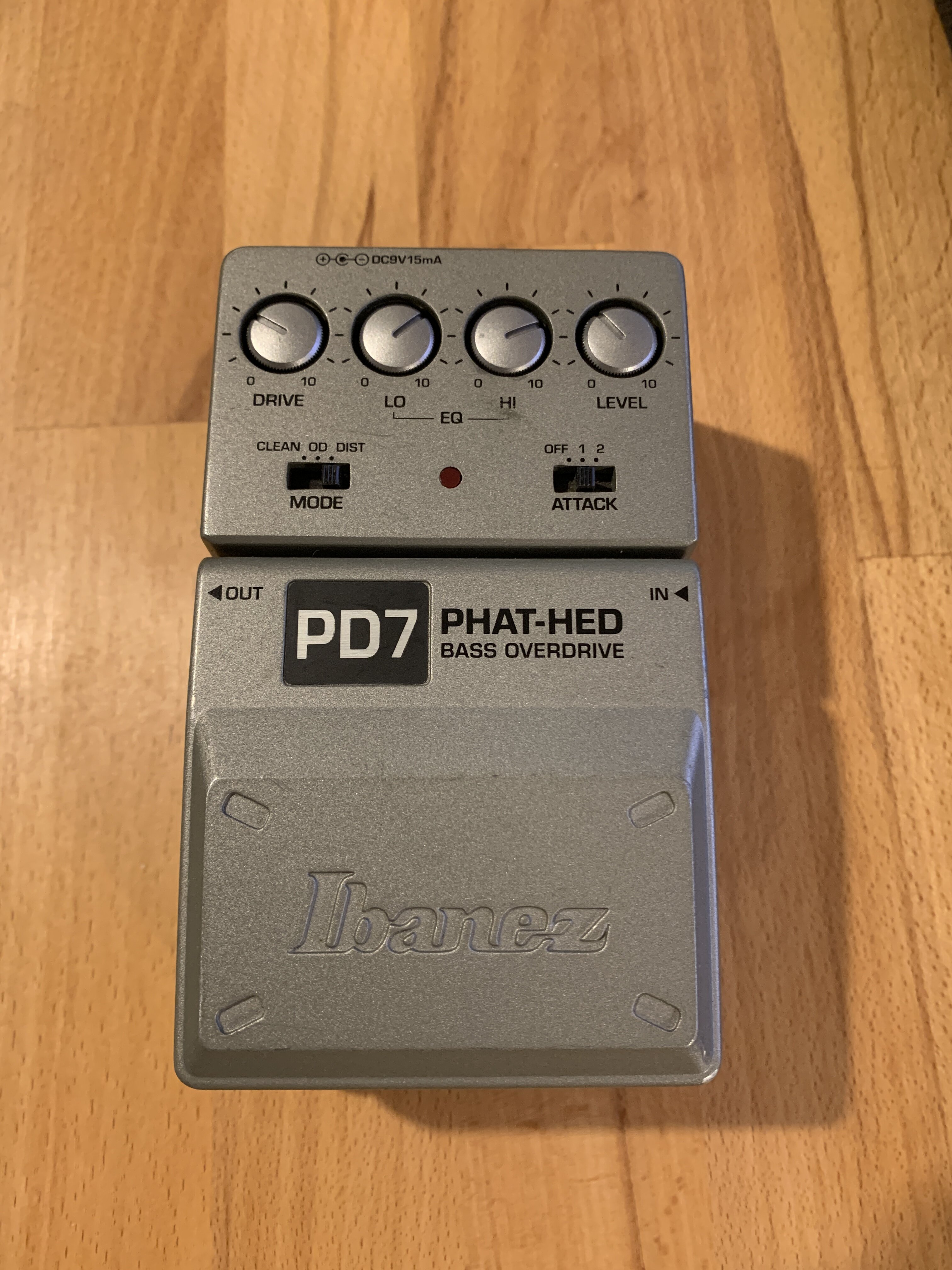 Ibanez PD7 PHAT-HED Bass Overdrive Pedal £55 ** Includes P&P to UK
