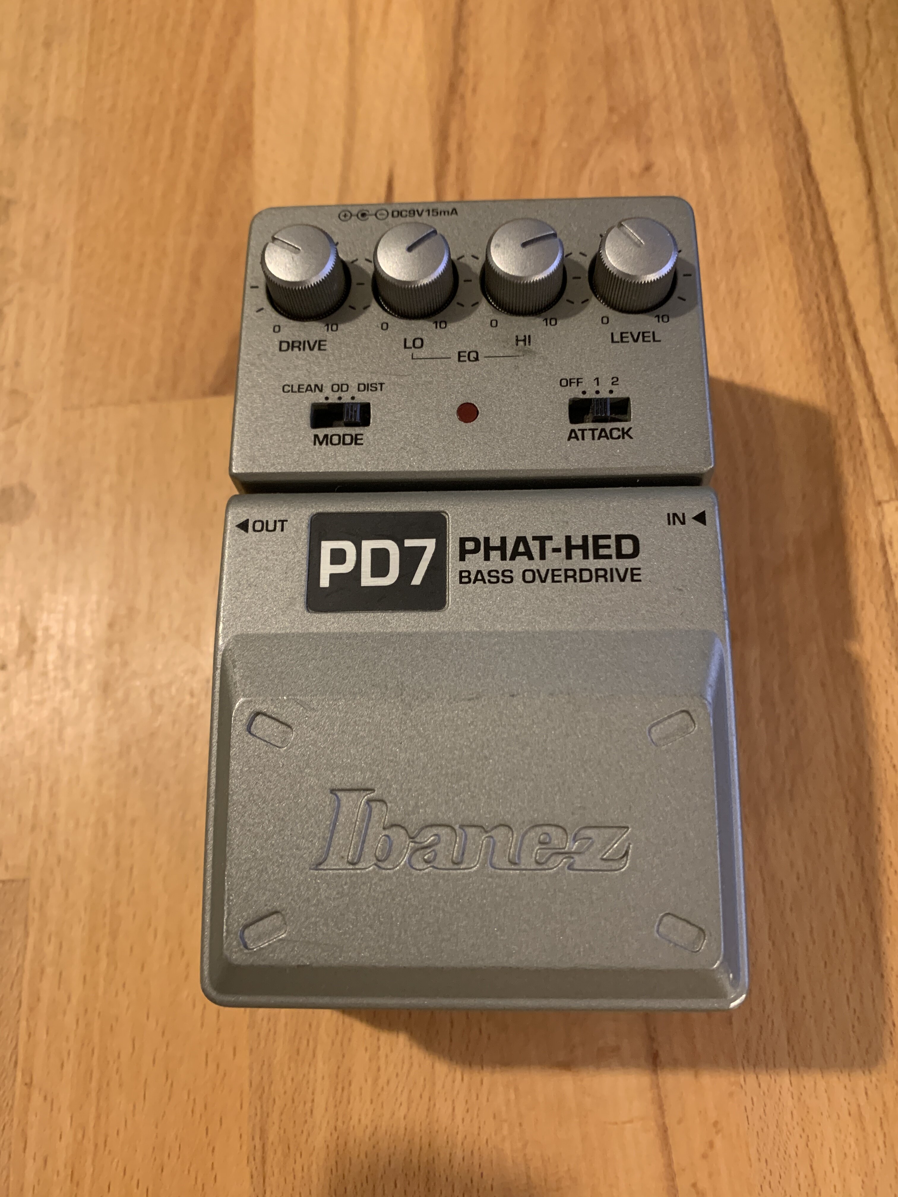 Ibanez PD7 PHAT-HED Bass Overdrive Pedal £60 ** Includes P&P to UK