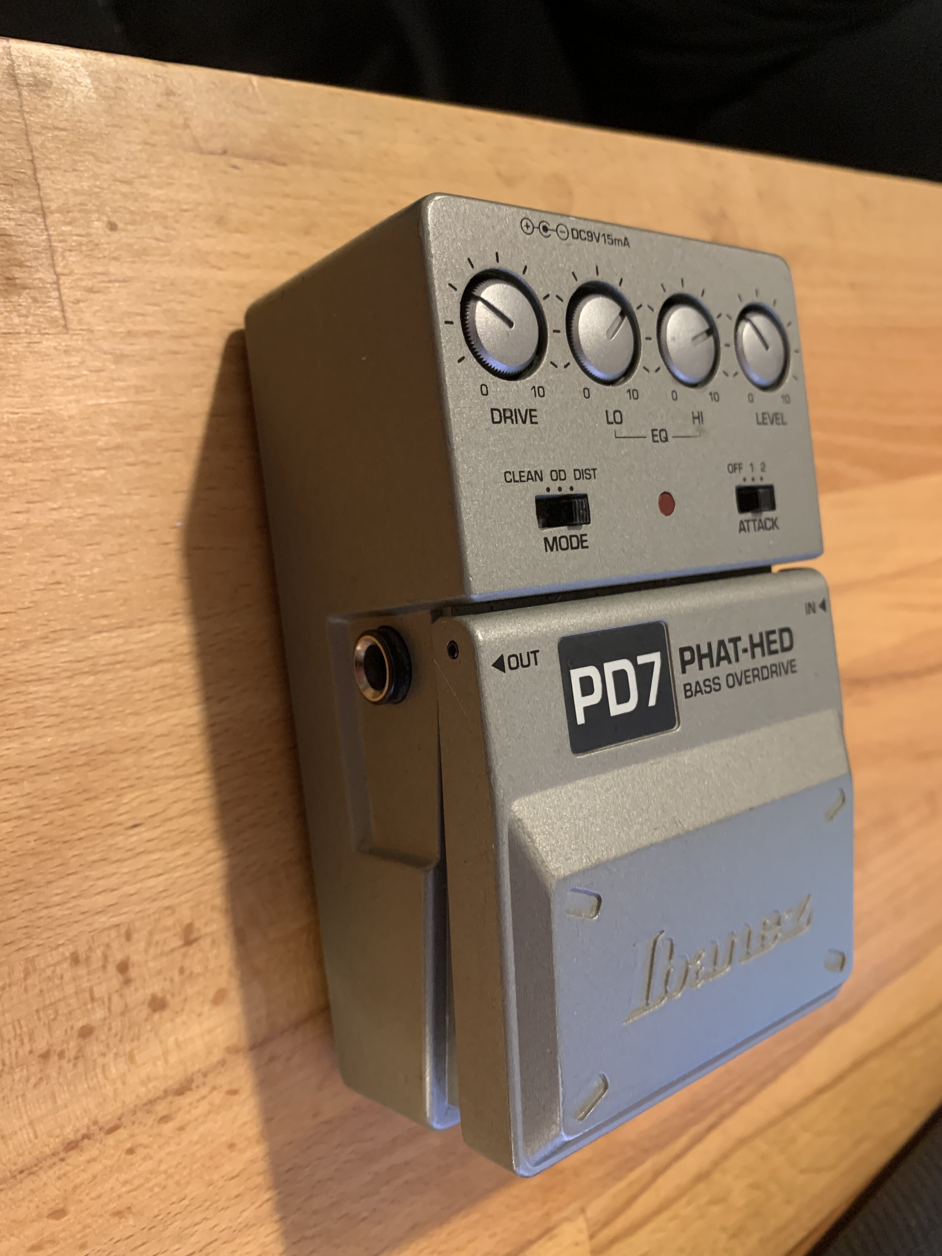 Ibanez PD7 PHAT-HED Bass Overdrive Pedal £55 ** Includes P&P to UK